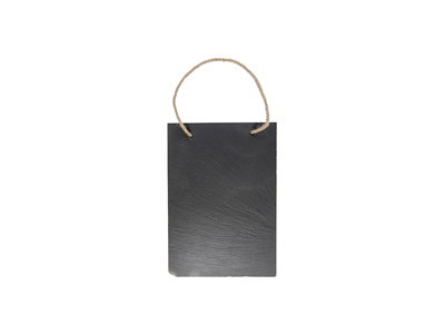 &quot;Rectangular Hanging Slate(25*18cm)
MOQ: 1000pcs&quot;