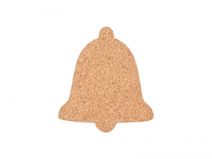 Laserable Blanks Bell Shape Cork Coaster