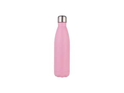 17oz/500ml Stainless Steel Cola Bottle(Matt Pink) 