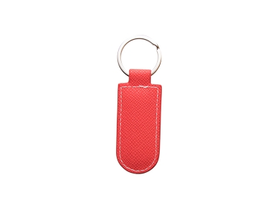 PU Leather Key Chain(Arc,Red)