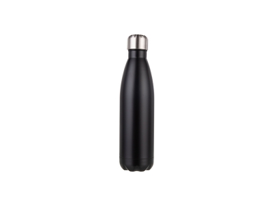 Laserable Blanks 17oz/500ml Stainless Steel Cola Bottle(Matt Black)