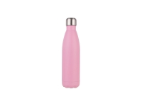 Laserable Blanks 17oz/500ml Stainless Steel Cola Bottle(Matt Pink)