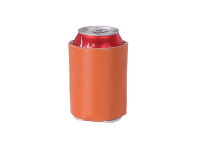 Leather Can Cooler(Orange)
