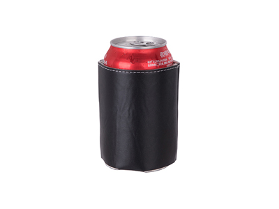 Leather Can Cooler(Black)