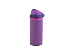 18oz/550ml Powder Coated Stainless Steel Bottle w/ Pop Lid (Purple)