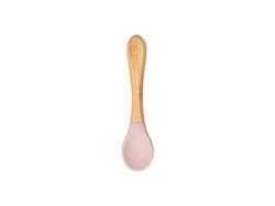 Engraving Bamboo Baby Bowl Spoon(Pink)