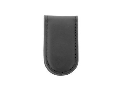 PU Leather Money Clip(Credit Shape, Black)