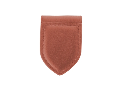 PU Leather Money Clip(Award Shape, Brown)