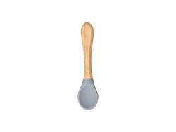 Engraving Bamboo Baby Bowl Spoon(Gray)