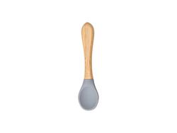 Engraving Bamboo Baby Bowl Spoon(Gray)